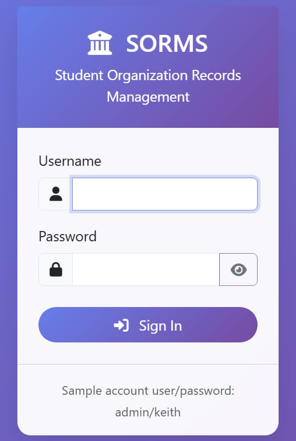 Student Organization Records Management